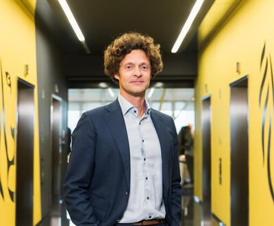 Picture of CEO Kristoff Van Rattinghe, Sensolus -  nominee ‘Startup of the Year 2023’